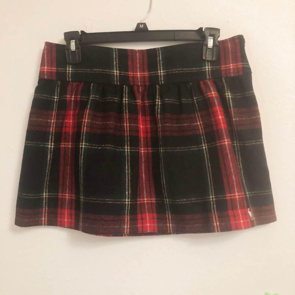 plaid skirt